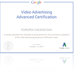 Google Vdieo Advertising Advanced Certification