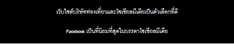 การค้นหาแนวทางผ่านเว็บไซต์บริษัทท่องเที่ยวและโซเชียลมีเดีย