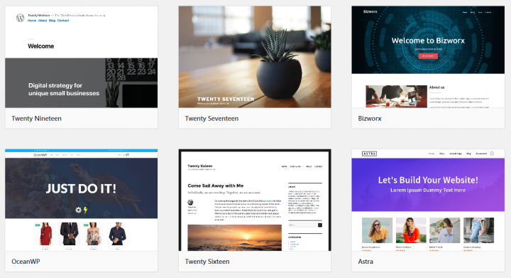 ตัวอย่าง WordPress
